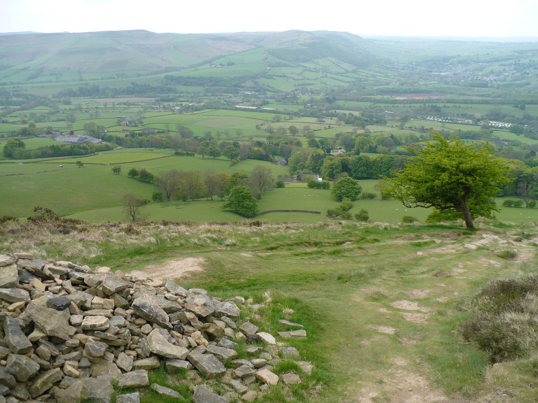 Win Hill from Hope Village