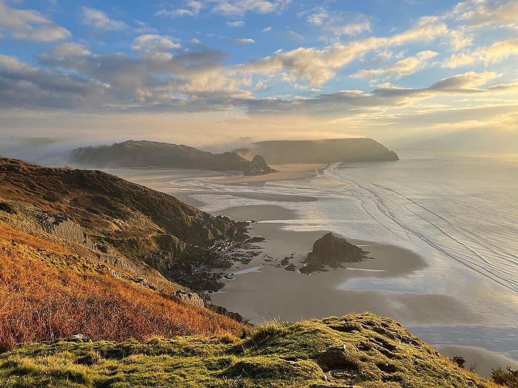 Three Cliffs Bay
