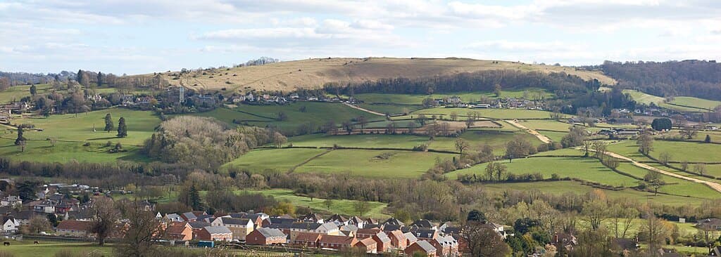 Selsley Common and the Cotswold Escarpment