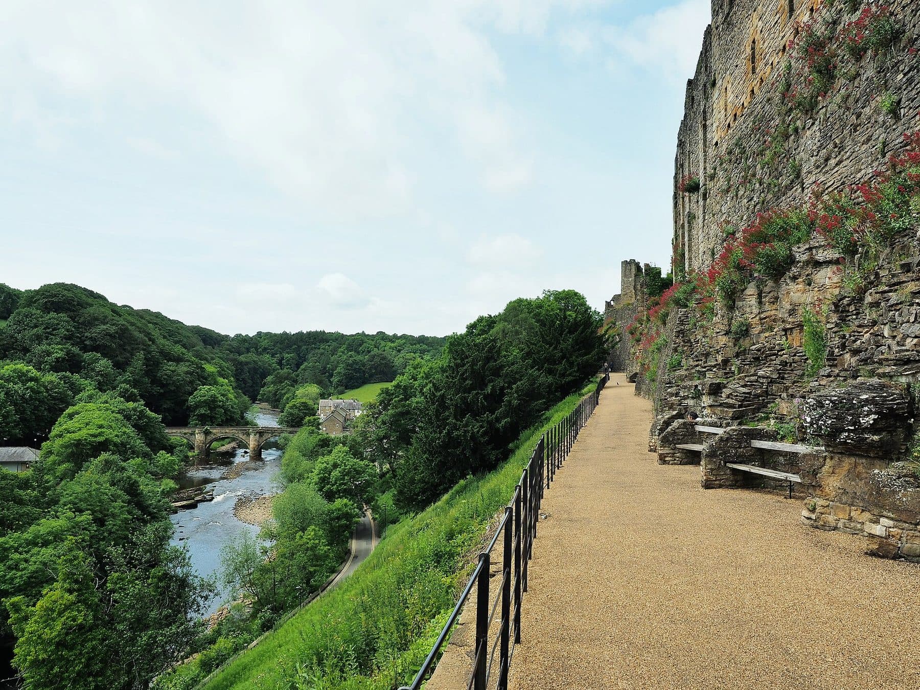 Richmond Castle and the River Swale Walk
