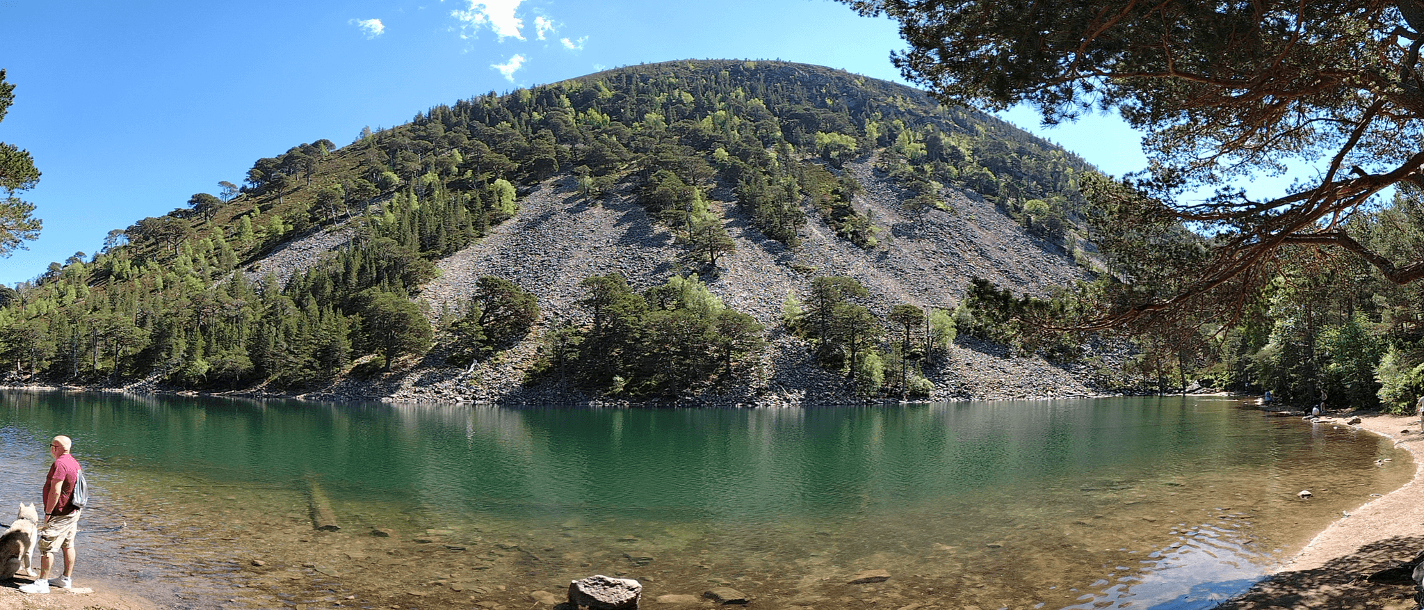 An Lochan Uaine and Ryvoan Bothy