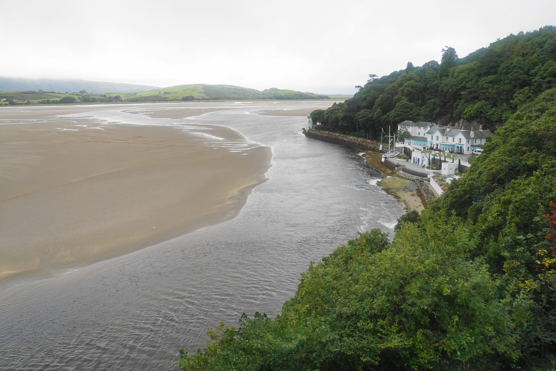 Portmeirion Village and Dwyryd Estuary Walk
