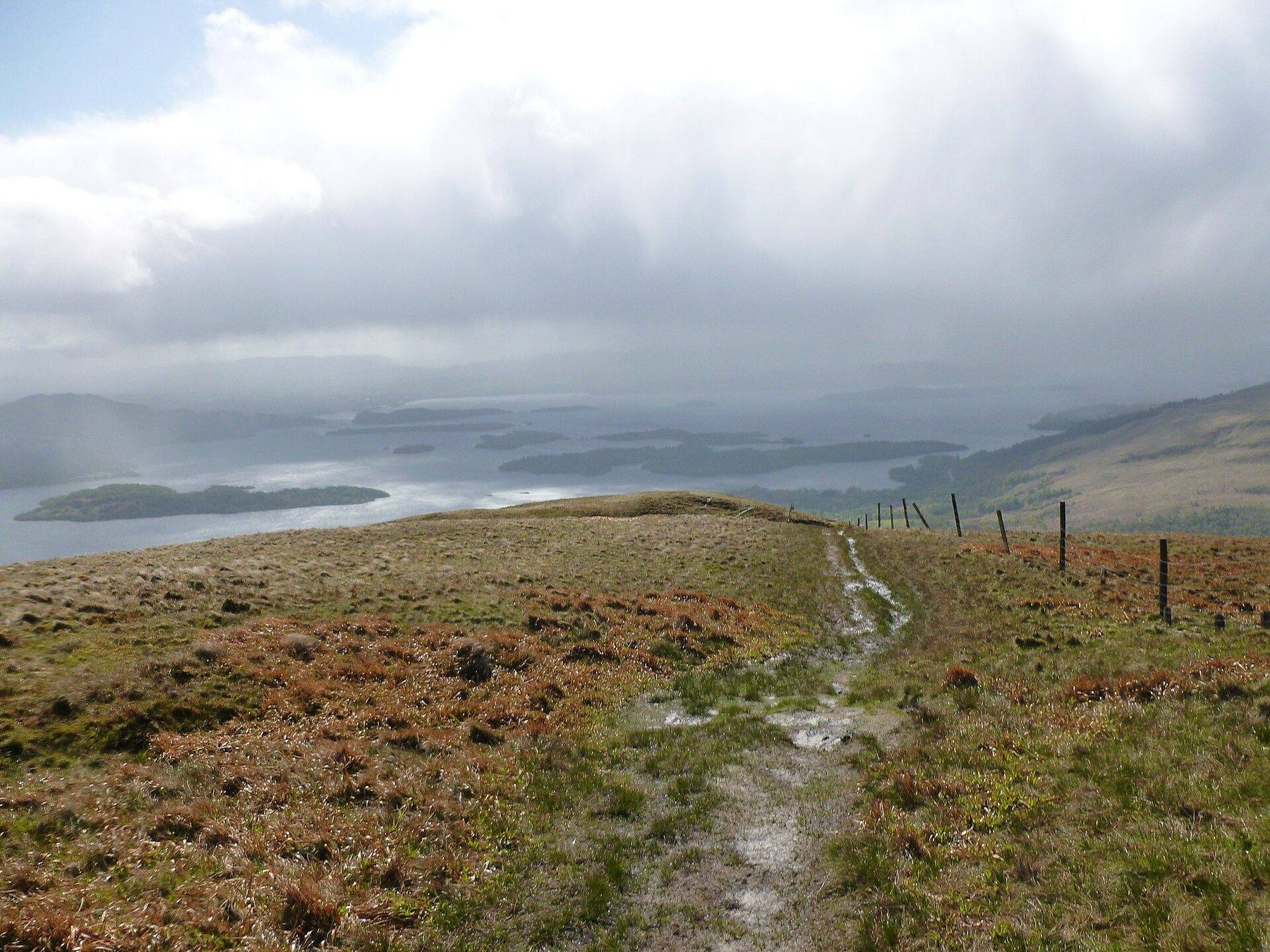 Beinn Dubh and the Glen Striddle Horseshoe from Luss