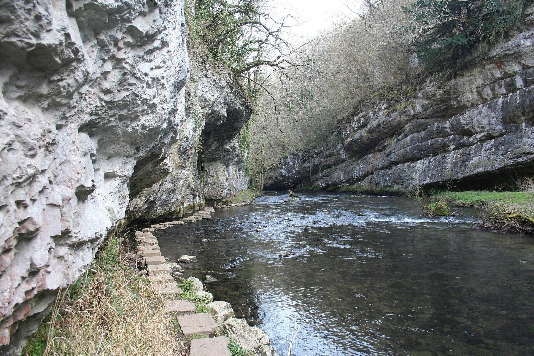 Chee Dale Stepping Stones from Miller's Dale