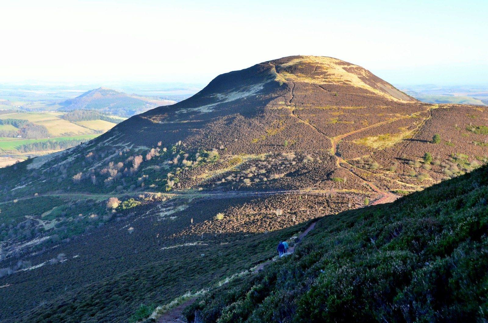 Eildon Hills Three Summits from Melrose