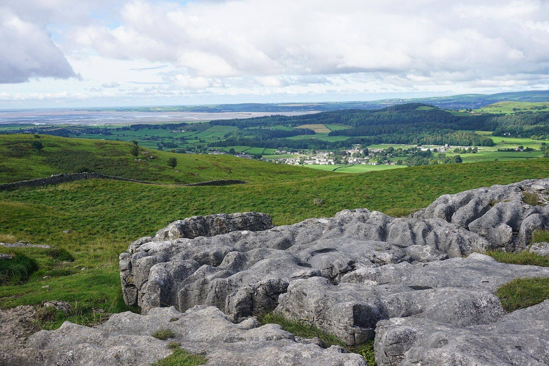 Hampsfell Hospice from Grange-over-Sands