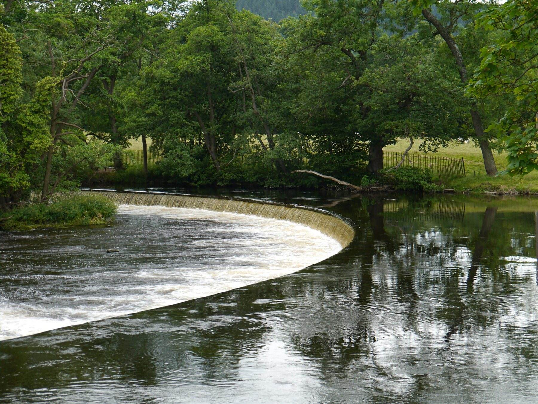 Horseshoe Falls and the Llangollen Canal