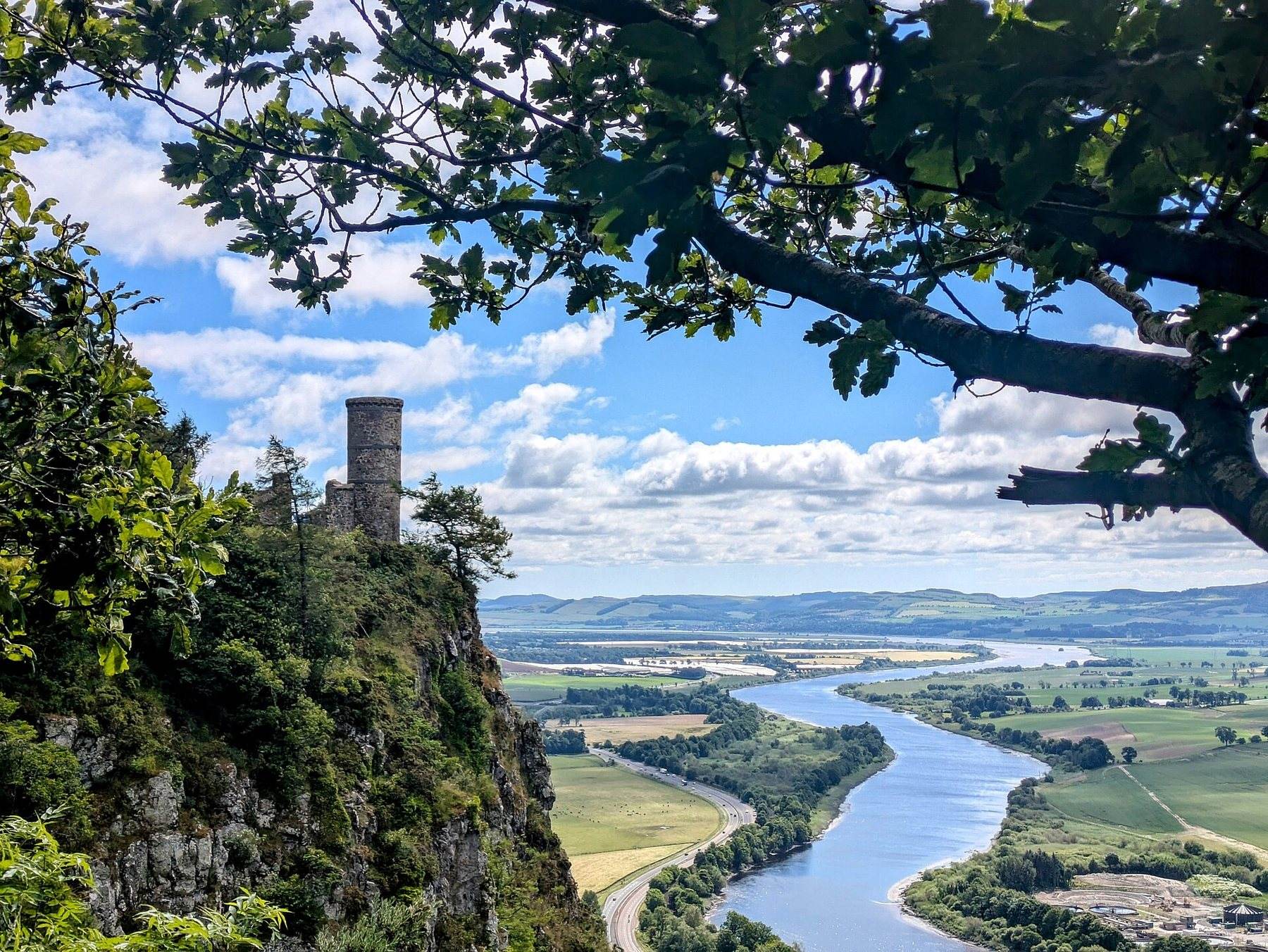 Kinnoull Hill and Tower from Perth