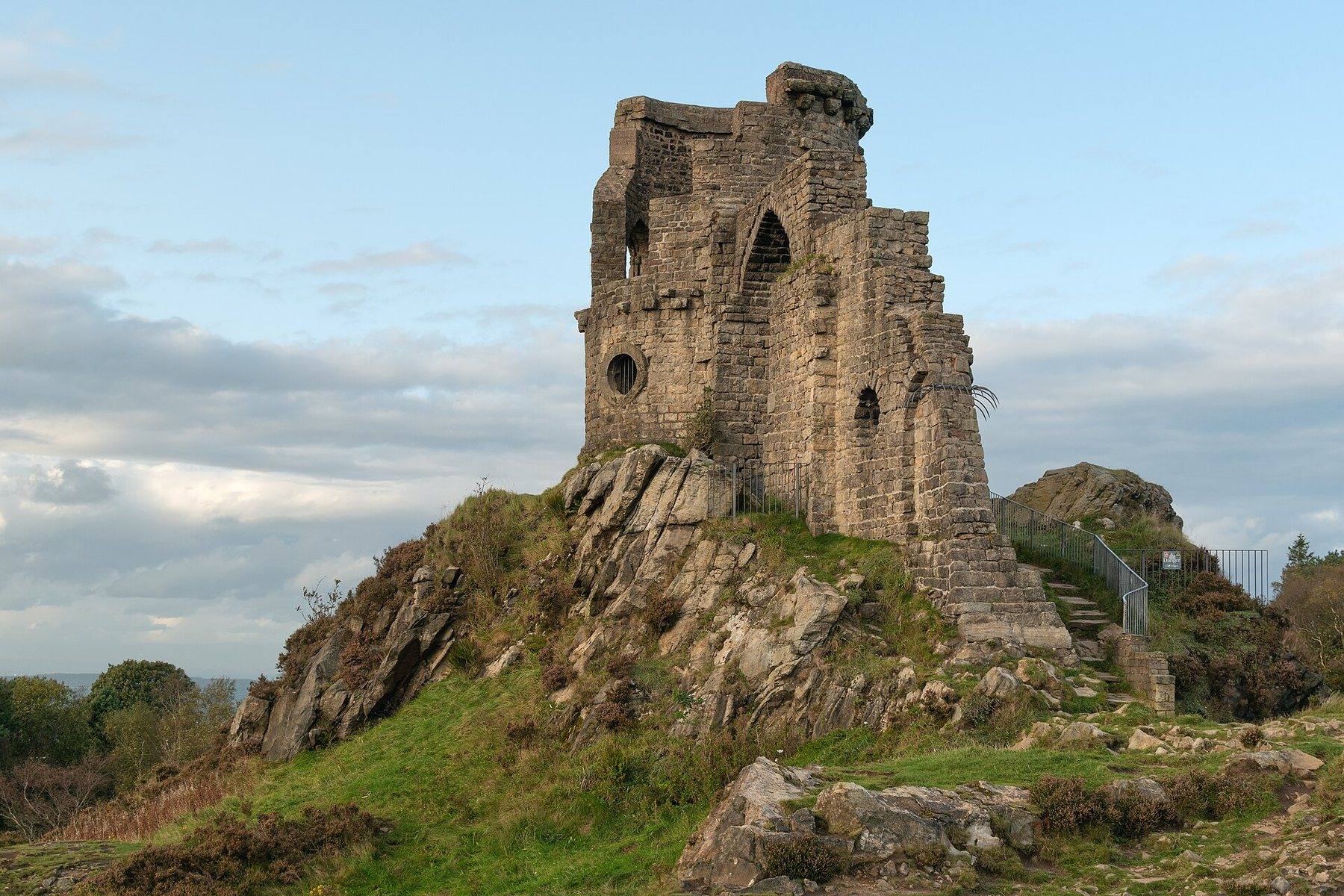 Mow Cop Castle and the Old Man o' Mow