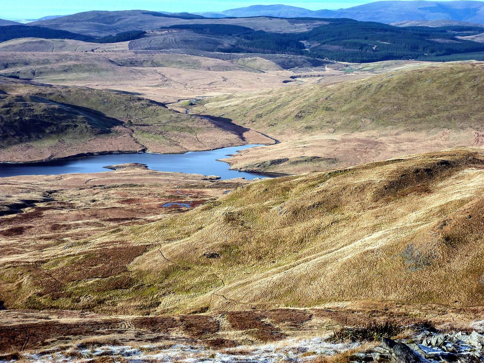 Pumlumon Fawr from Eisteddfa Gurig
