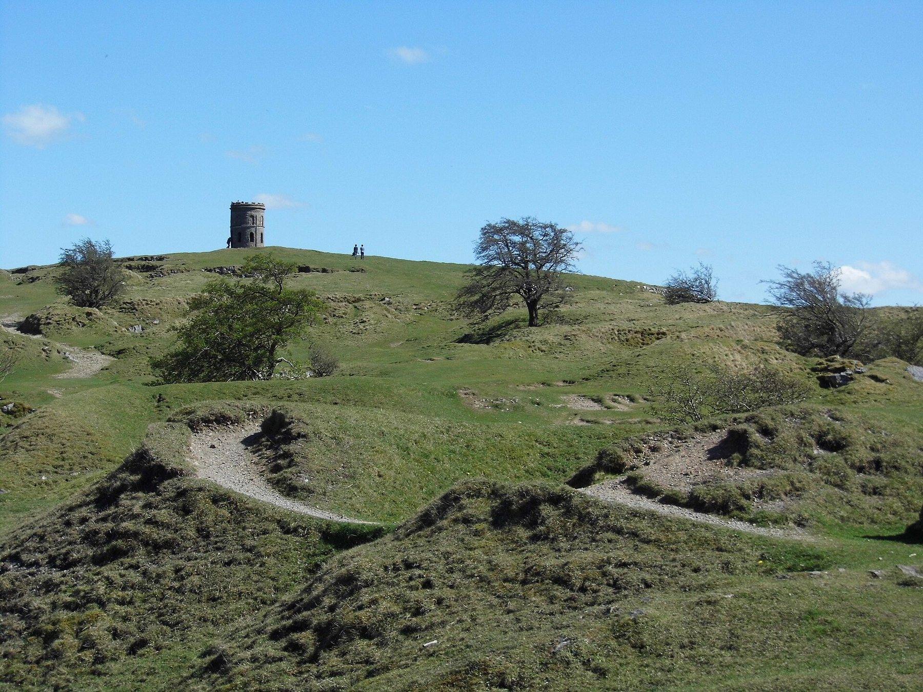 Solomon's Temple and Grin Low Woods from Buxton