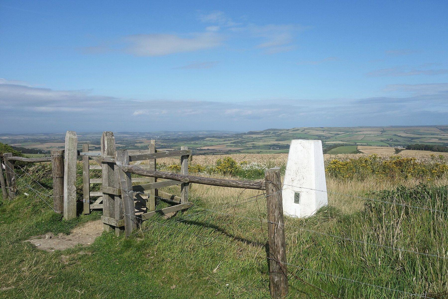 St Catherine's Down and the Hoy Monument