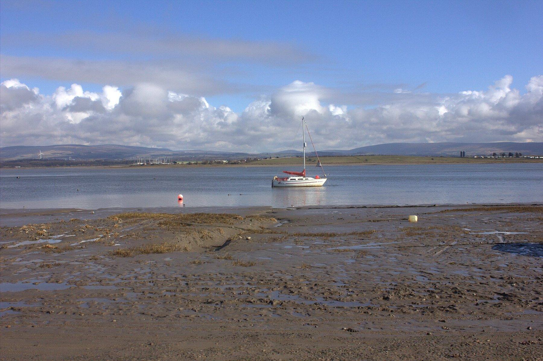 Sunderland Point and Sambo's Grave from Overton