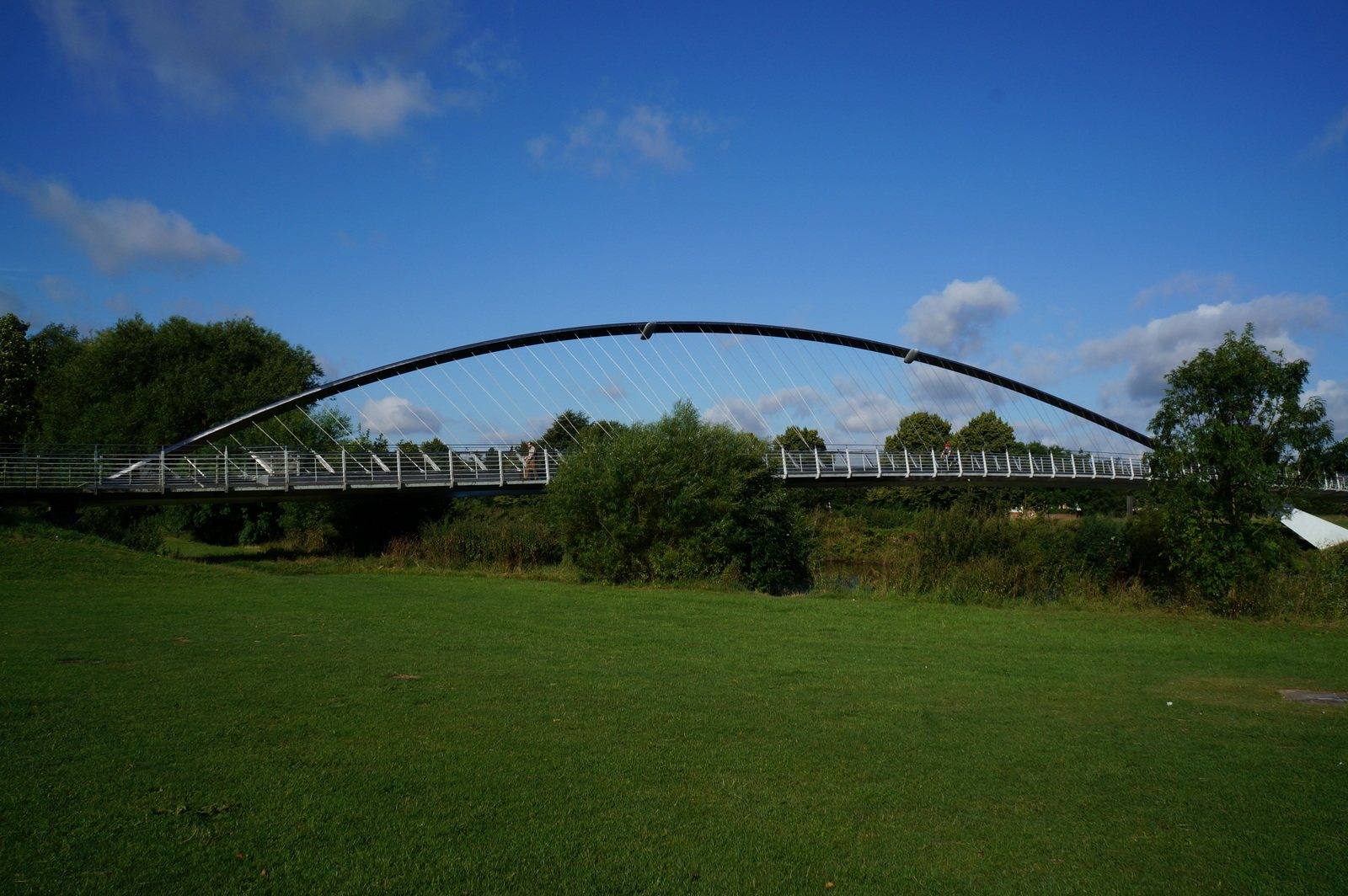 York Riverside: Millennium Bridge and Rowntree Park